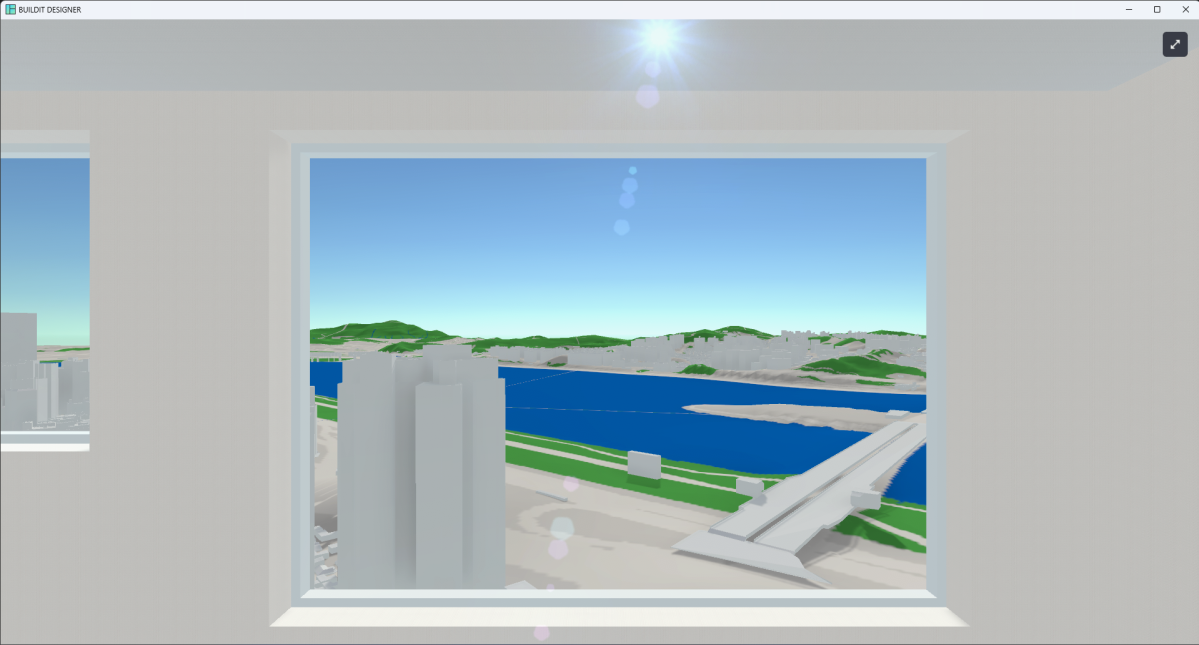 ▲AI 시뮬레이션 프로그램 활용한 한강조망 분석 결과물. (사진제공=포스코이앤씨)