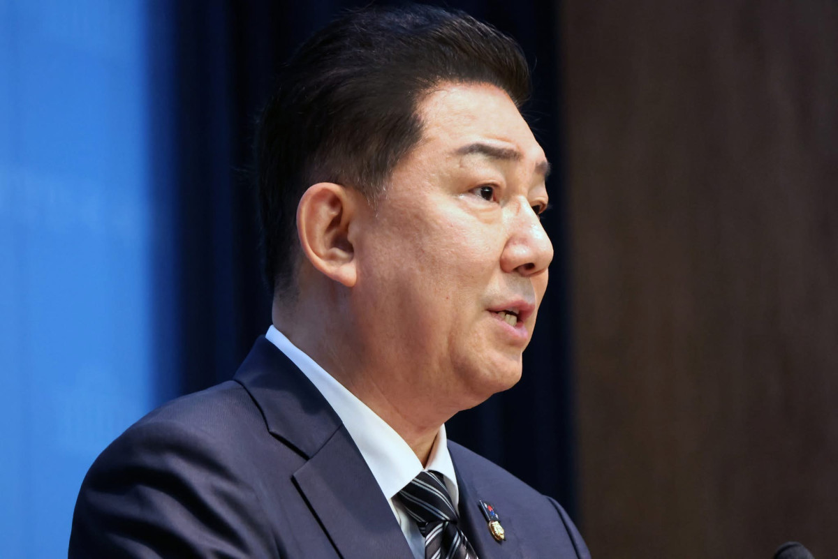 ▲더불어민주당 김병기 의원이 5일 서울 여의도 국회 소통관에서 원내대표 출마를 선언하고 있다. 2025.6.5 (연합뉴스)