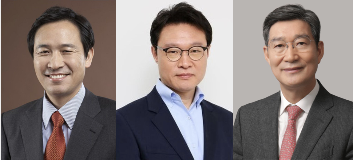 ▲대통령실은 우상호 전 더불어민주당 국회의원을 정무수석에, 이규연 전 JTBC 고문을 홍보소통수석에, 오광수 변호사를 민정수석에 각각 임명했다고 8일 밝혔다. 사진은 (왼쪽부터) 우상호 정무수석, 이규연 홍보소통수석, 오광수 민정수석의 모습. (사진=대통령실 제공)