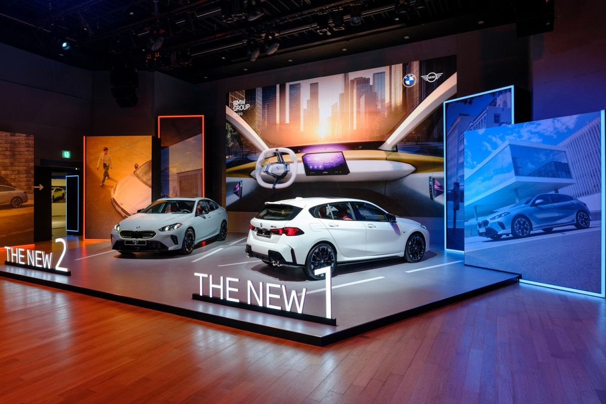 ▲‘BMW 그룹 코리아 30주년 페스티벌’에서 최초 공개된 BMW 뉴 1시리즈와 2시리즈. (사진=BMW 그룹 코리아)