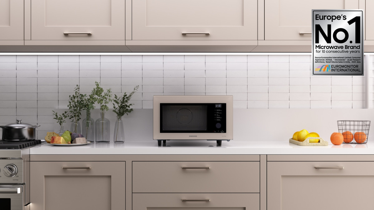 ▲10년 연속 유럽 전자레인지 시장 점유율 1위를 기록한 '삼성전자 전자레인지' 제품 이미지  (자료제공=삼성전자)
