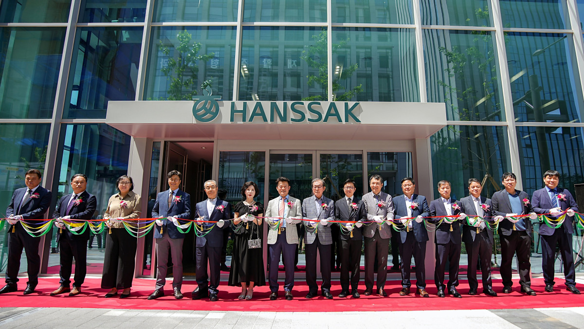 ▲한싹 고덕비즈밸리 신사옥 ‘한싹 타워’ 오픈 기념식 (사진제공=한싹)