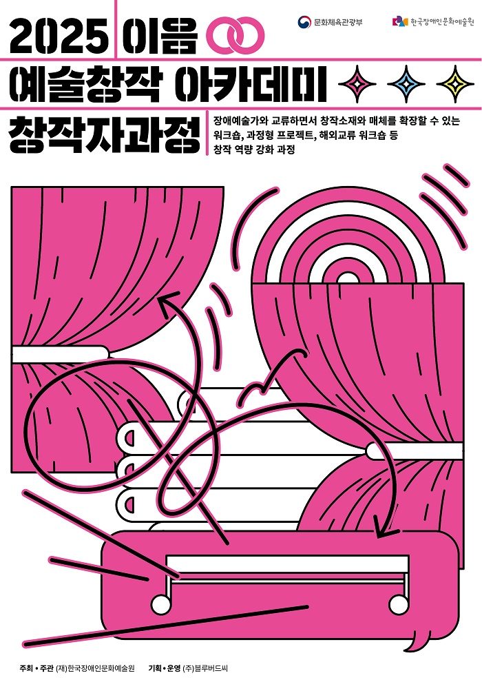 ▲2025 이:음 예술창작 아카데미 창작자과정 포스터  (한국장애인문화예술원 제공)