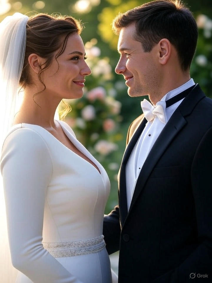 ▲결혼식 사진 (그록)