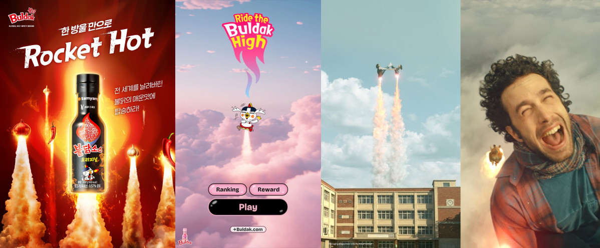 ▲이노션의 'Ride the Buldak High' 캠페인. (사진=이노션)