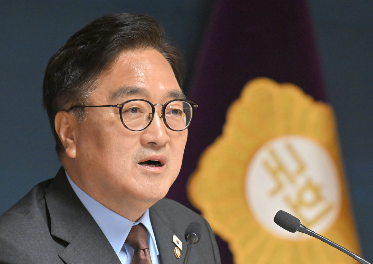 ▲우원식 국회의장이 11일 서울 여의도 국회 사랑재에서 열린 취임 1주년 기자간담회에서 발언하고 있다. (사진=뉴시스)