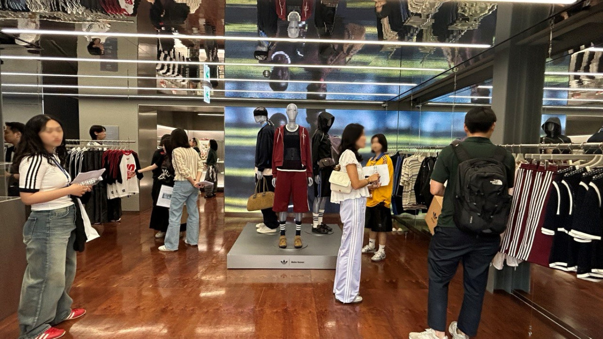 ▲서울 강남구 신사동에 있는 아디다스 오리지널스 도산 플래그십 스토어 내부 (사진=연희진 기자)