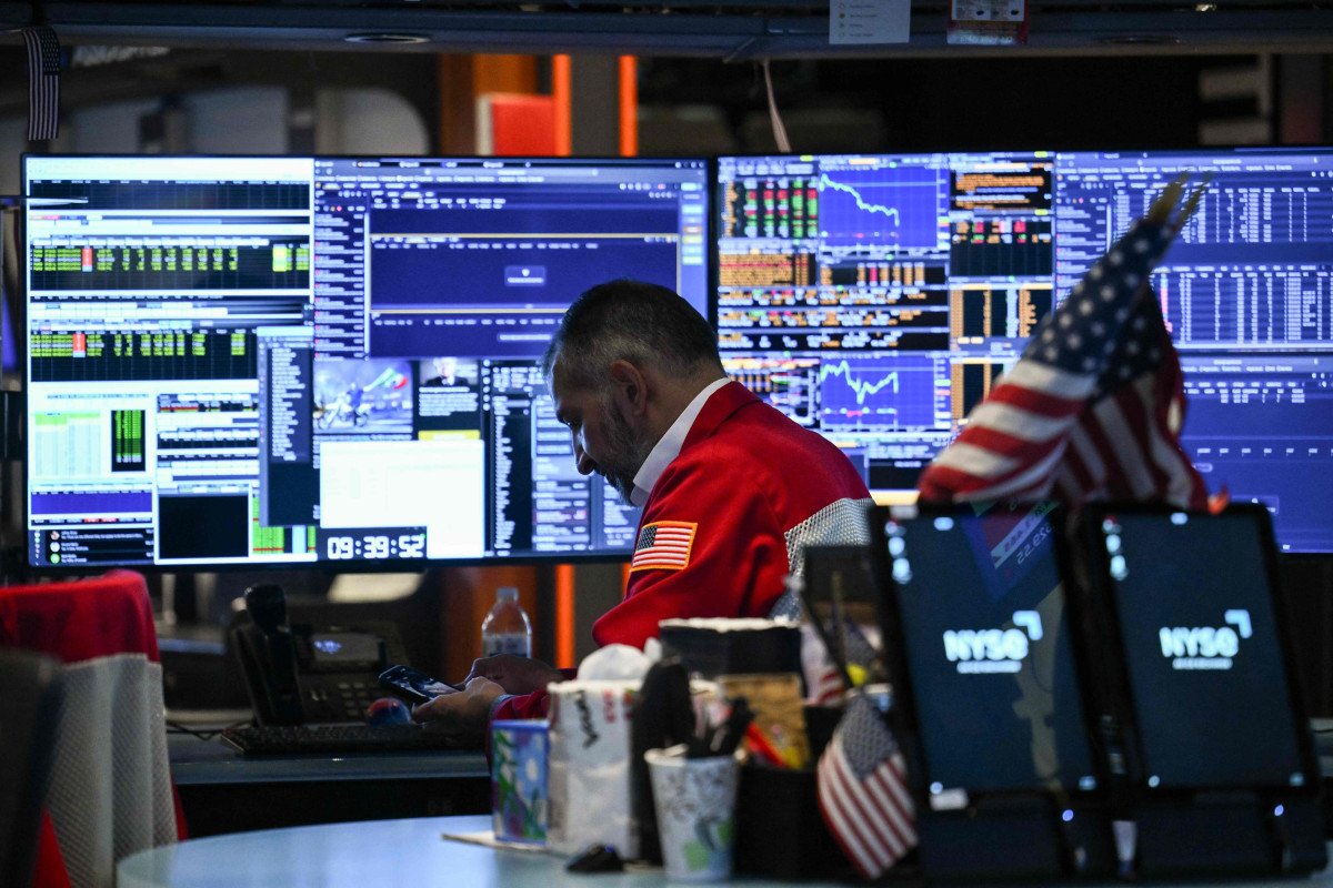 ▲13일(현지시간) 뉴욕증권거래소(NYSE) 모습. 뉴욕/연합뉴스AFP