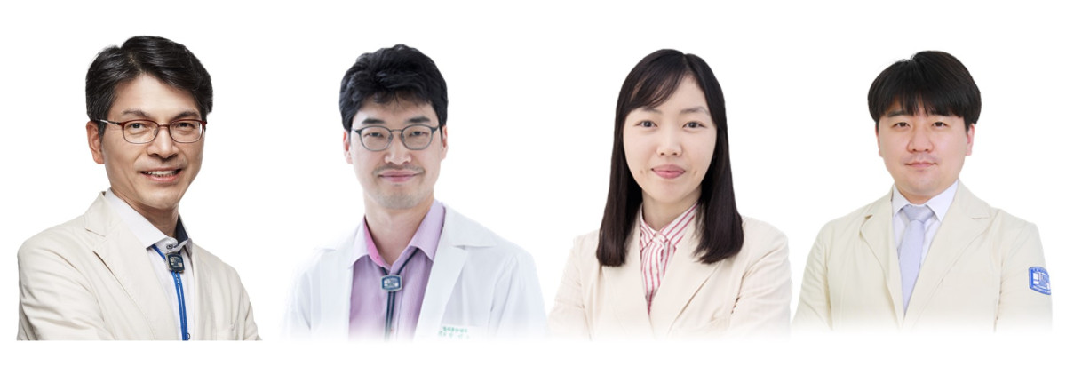 ▲서울성모병원 혈액병원 다발골수종센터 민창기·박성수·이정연·변성규 교수팀 (서울성모병원)