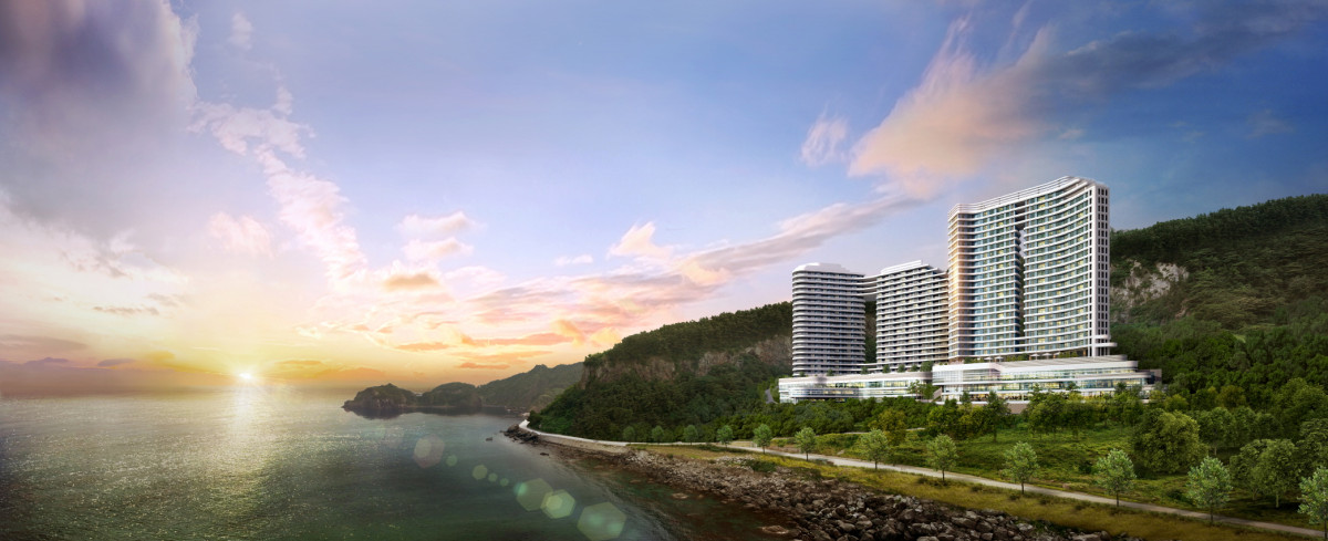 ▲‘울릉 블루씨온 RESORT&APARTMENT’ 조감도
