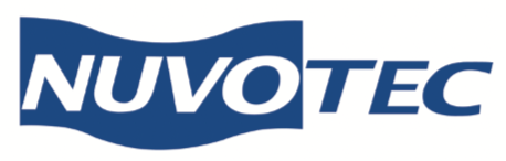 ▲환경 배관자재 전문기업 뉴보텍의 로고가 파란색 배경에 강조된 모습이 20일 제품 문의 증가와 관련해 소개되고 있다.