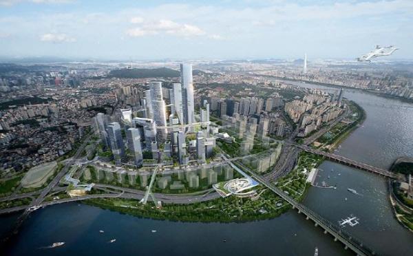 ▲용산국제업무지구 조감도. (자료제공=서울시)