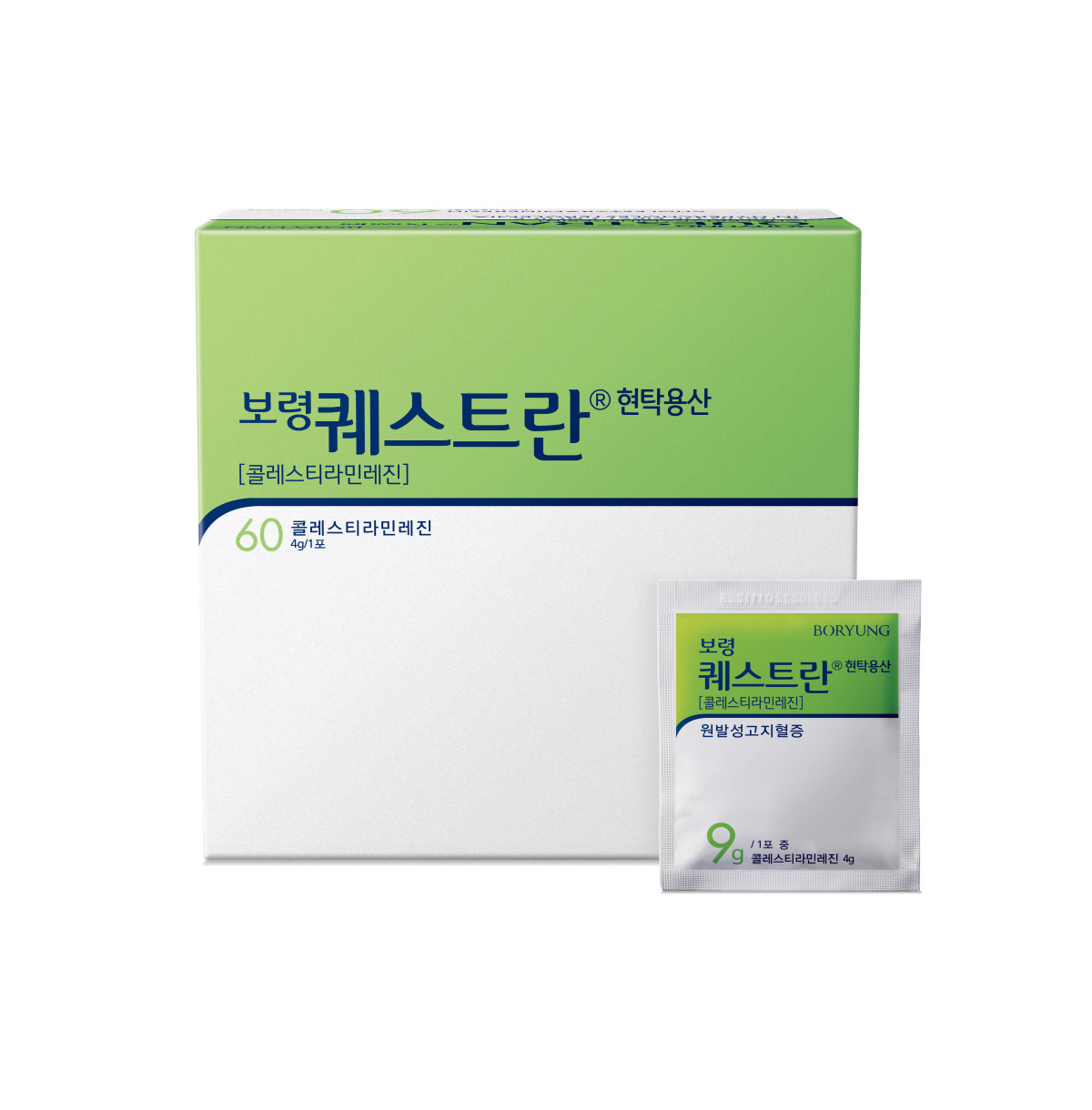 ▲보령의 고지혈증 치료제 '보령퀘스트란현탁용산' (사진제공=보령)
