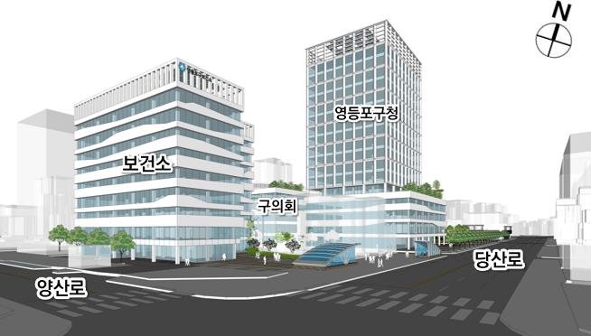 ▲영등포구 신청사 조감도. (사진제공=서울시)
