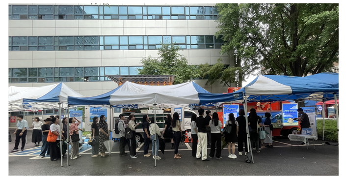 ▲행정공제회는 20일 서울 강서 공직자들을 대상으로 첫 ‘행공이와 맛있는 소통’ 행사를 개최했다고 밝혔다. (사진=행정공제회)
