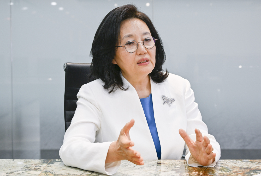 ▲박영선 전 중소벤처기업부 장관이 11일 서울 강남구 이투데이빌딩에서 이투데이와 인터뷰를 하고 있다. 조현호 기자 hyunho@ (이투데이DB)
