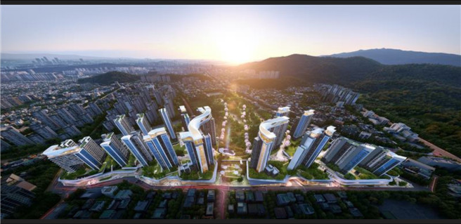 ▲방배15구역 재건축 조감도. (사진제공=포스코이앤씨)
