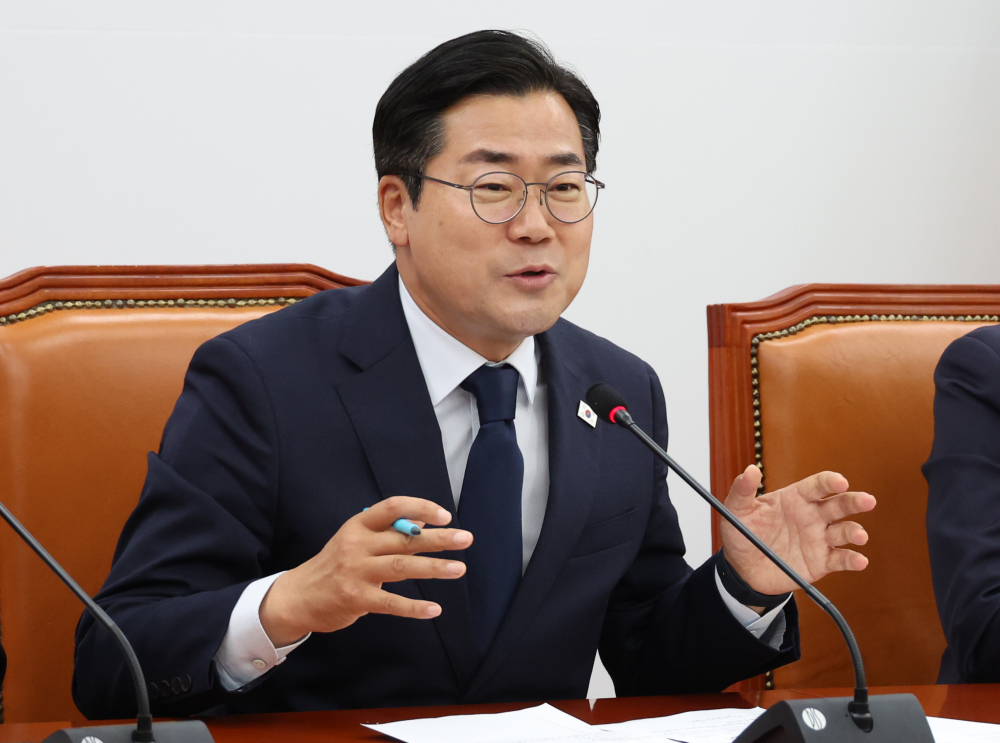 ▲박찬대 더불어민주당 대표 직무대행 겸 원내대표가 12일 서울 여의도 국회에서 고별 기자간담회를 하고 있다. 고이란 기자 photoeran@ (이투데이DB)