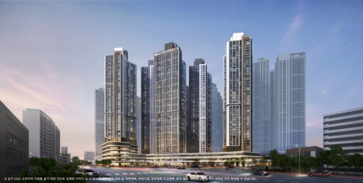 ▲'대전 하늘채 루시에르' 투시도. (사진제공=코오롱글로벌)