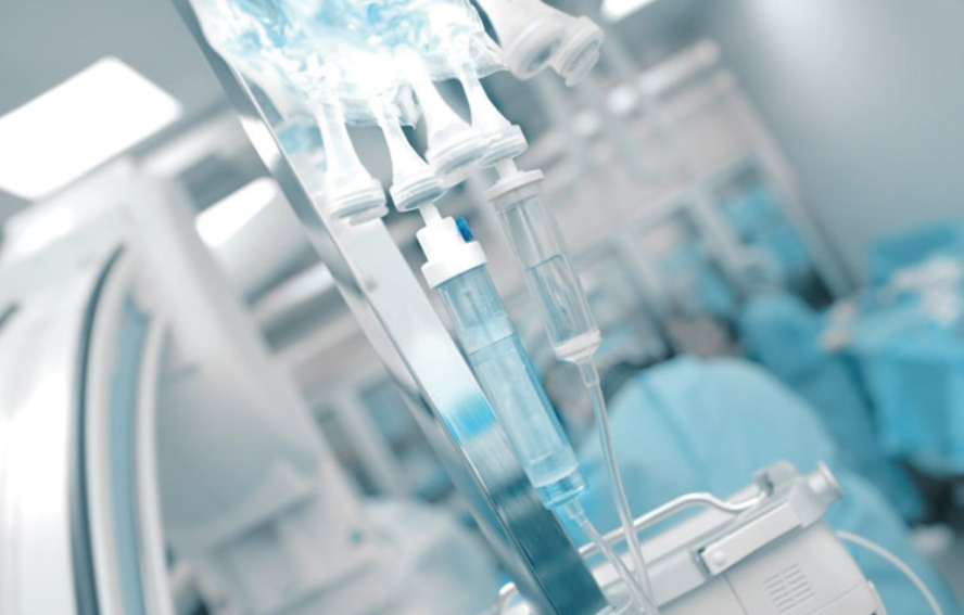 ▲Desmopan® Rx가 적용 가능한 의료용 튜빙 장비. 수술실 및 중환자실 등 다양한 의료 환경에서 사용된다. (사진제공=코베스트로)