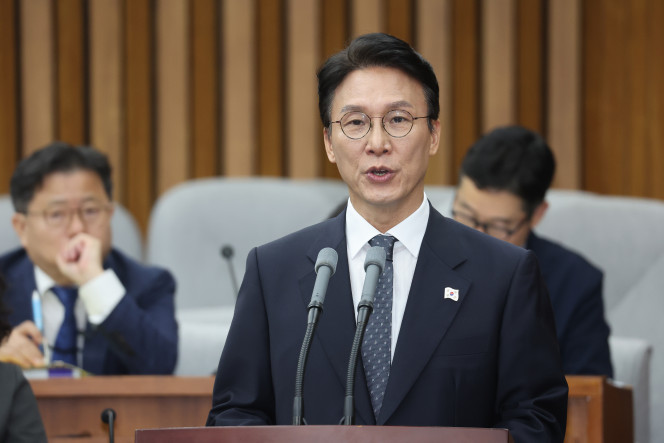 ▲김민석 국무총리 후보자가 24일 서울 여의도 국회에서 열린 인사청문회에서 발언하고 있다. 2025.6.24  (연합뉴스)