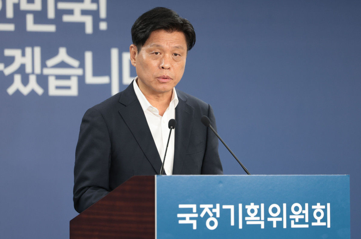 ▲조승래 국정기획위원회 대변인이 24일 서울 종로구 국정기획위원회에서 브리핑을 하고 있다. (사진=연합뉴스)