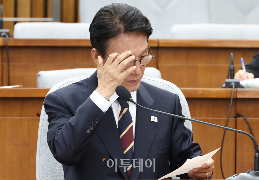 ▲김민석 국무총리 후보자가 25일 서울 여의도 국회에서 열린 인사청문회에 참석하고 있다. 고이란 기자 photoeran@