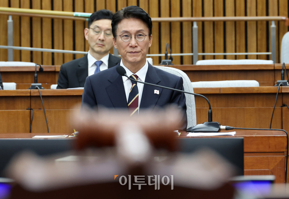 ▲김민석 국무총리 후보자가 25일 서울 여의도 국회에서 열린 인사청문회에 참석하고 있다. 고이란 기자 photoeran@