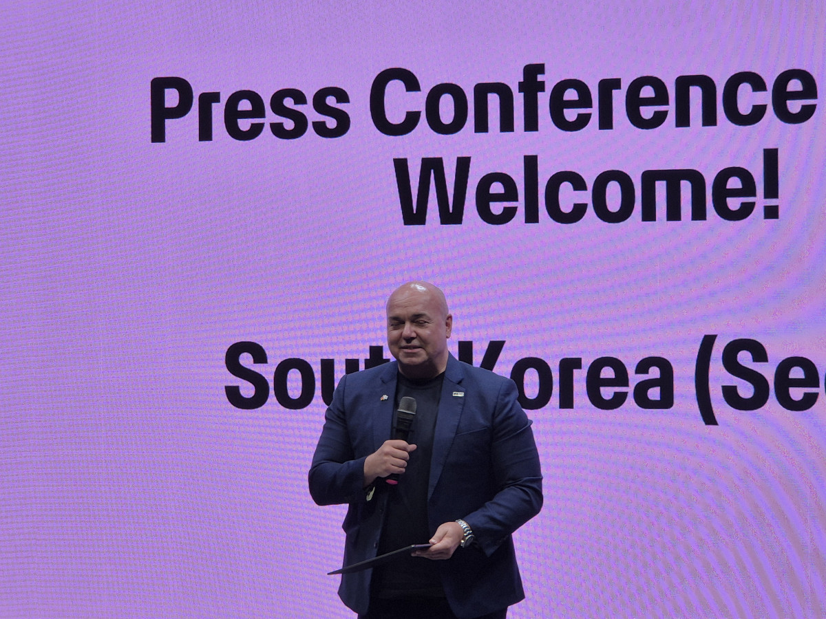 ▲라이프 린트너 IFA CEO는 26일 서울 강남구 코엑스에서 열린 기자간담회에서 발언하고 있다. (박민웅 기자 pmw7001@)