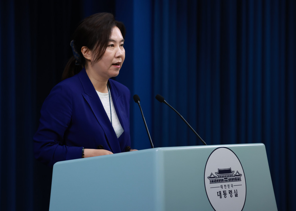 ▲강유정 대통령실 대변인 현안 브리핑 