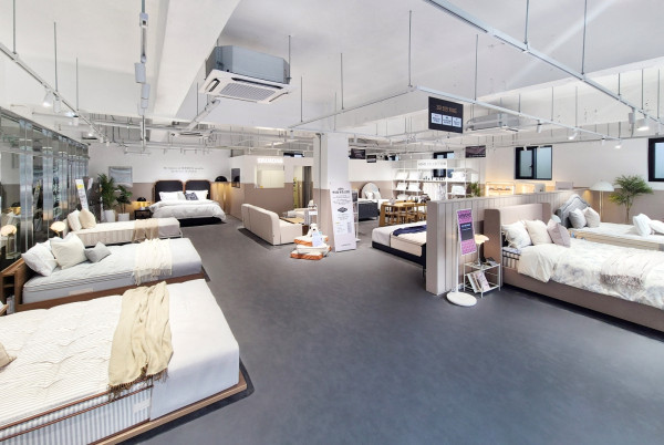 ▲'시몬스 맨션 광진점 ' 내부 전경. (사진제공=시몬스침대 )