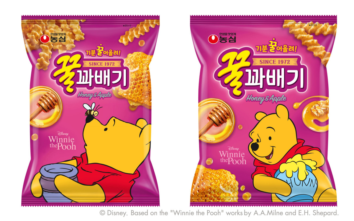 ▲꿀꽈배기 곰돌이 푸 에디션 (사진제공=농심)