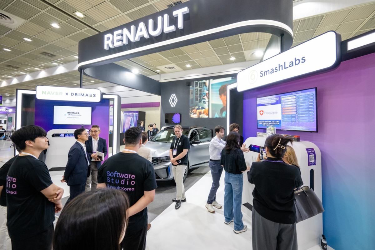 ▲넥스트라이즈에 마련된 르노 부스. (사진=르노코리아)