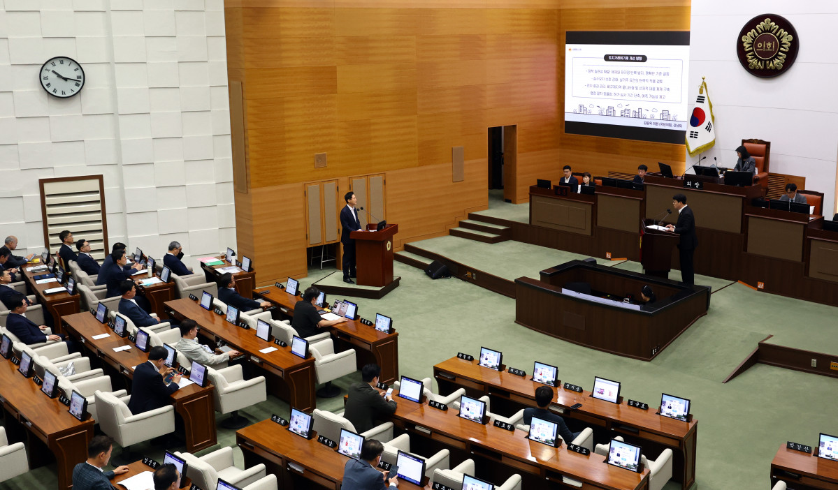 ▲서울 중구 서울시의회에서 열린 제331회 정례회 제2차 본회의 모습. (뉴시스)
