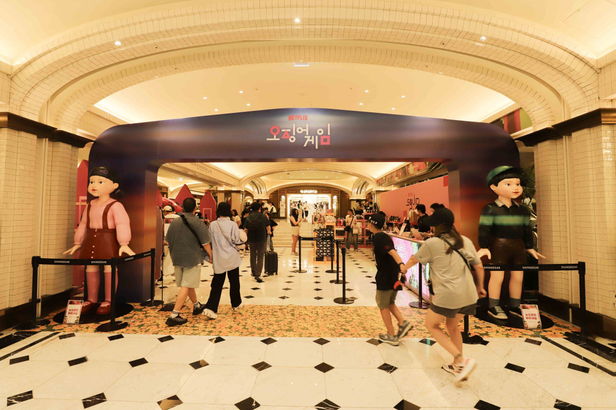 ▲오징어게임 시즌3 팝업 (사진제공=신세계백화점)
