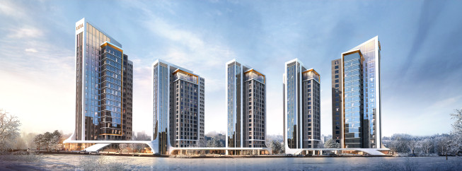 ▲가락1차현대아파트 주택재건축정비사업 투시도 (자료제공=롯데건설)