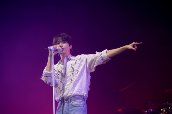 ▲NCT 도영이 '서울재즈페스티벌'에서 공연을 펼쳤다.(사진제공=서울재즈페스티벌)