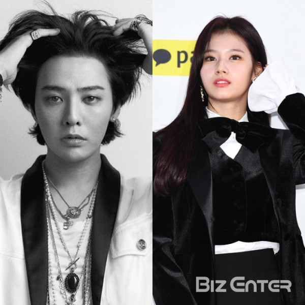 ▲지드래곤, 사나(사진=갤럭시코퍼레이션, 비즈엔터DB(오른쪽))