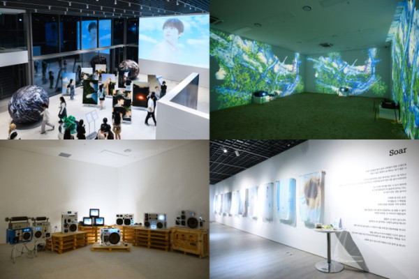 ▲NCT 도영 두 번째 앨범 청음형 전시 현장 이미지(사진제공=SM엔터테인먼트)