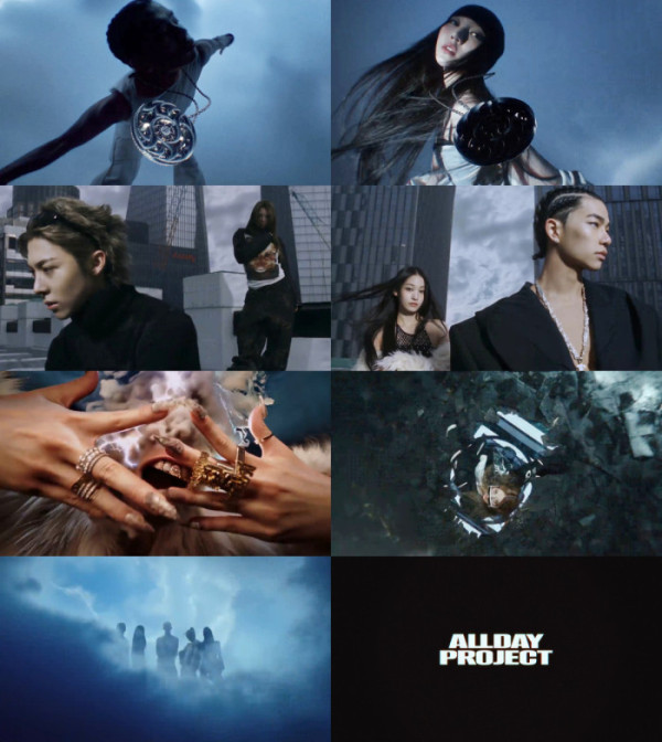 ▲올데이프로젝트 'FAMOUS' 뮤직비디오 티저(사진제공=더블랙레이블)