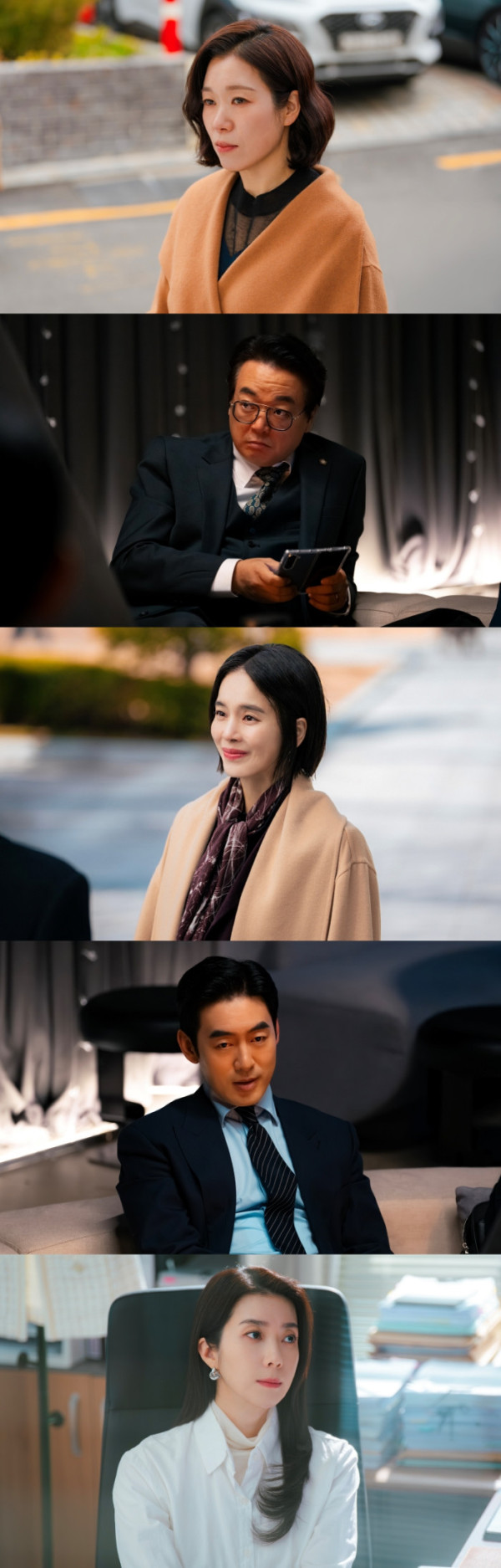 ▲'서초동' 염혜란·이서환·정혜영·박형수·김지현 (사진제공=tvN)