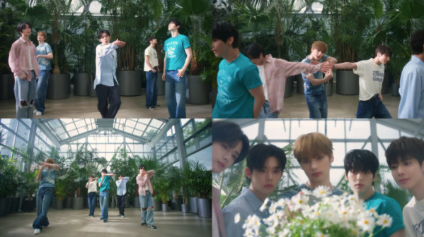 ▲투모로우바이투게더 'Love Language' 퍼포먼스 비디오(사진제공=빅히트뮤직)