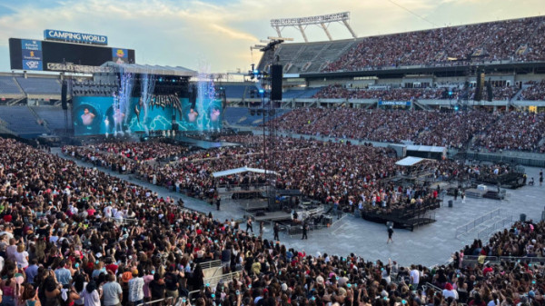 ▲스트레이 키즈 월드투어 올랜도 공연 이미지(사진제공=JYP엔터테인먼트)