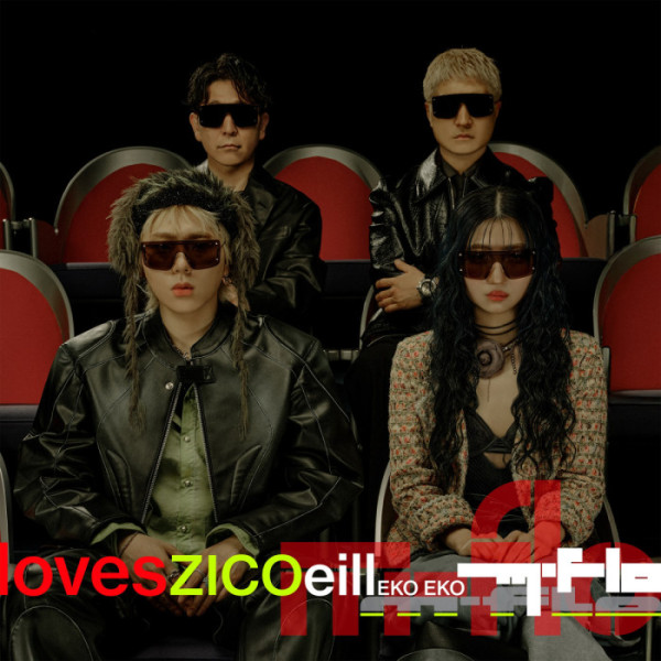 ▲m-flo loves ZICO, eill ‘EKO EKO’ 커버 이미지(사진제공=KOZ엔터테인먼트)