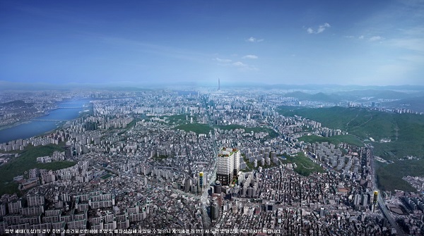 ▲‘월드메르디앙 서초’  조감도.