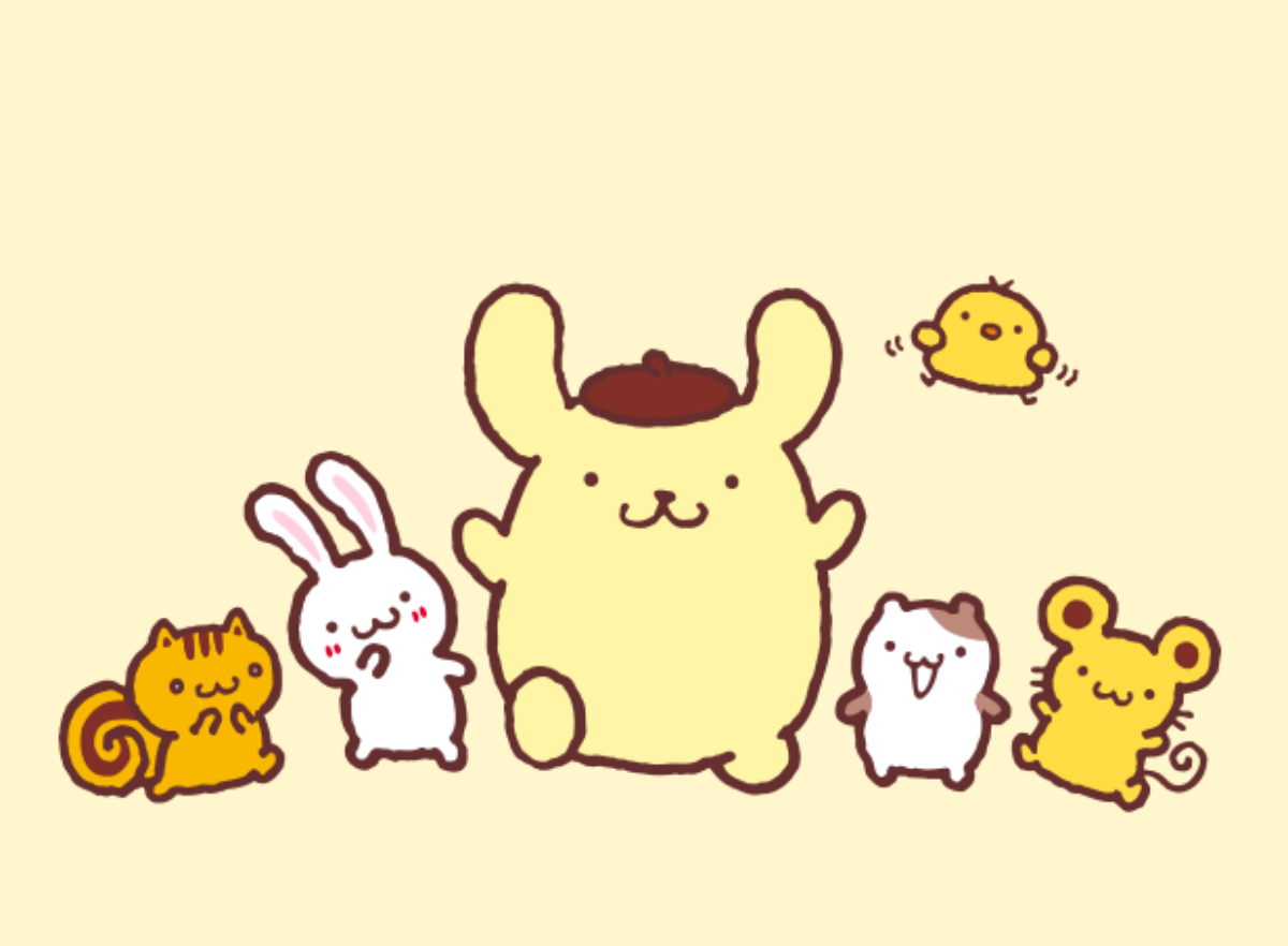 ▲베이글(왼쪽부터), 파우더, 폼폼푸린, 커스터드, 머핀, 스콘. (출처=산리오 코리아 공식 홈페이지)