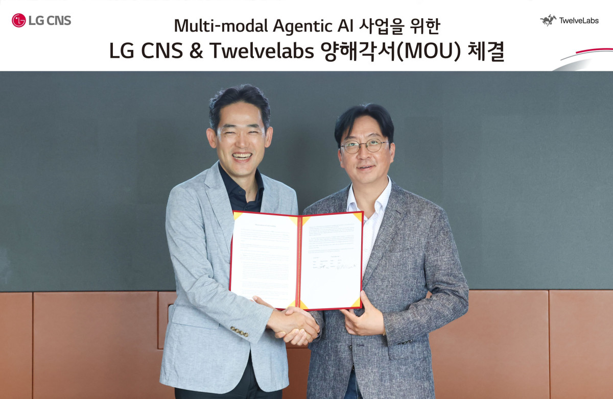 ▲트웰브랩스는 LG CNS와 영상 인공지능(AI) 기술 협력을 위한 업무협약(MOU)을 체결했다고 1일 밝혔다. (사진제공=트웰브랩스)