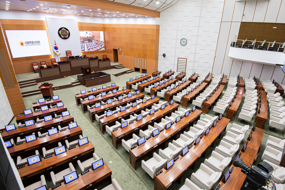 ▲서울시의회 본회의장 모습. (연합뉴스)