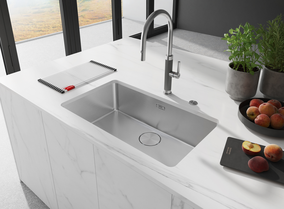 ▲프랑케의 프리미엄 스테인리스 싱크 제품 (사진제공=포스코)