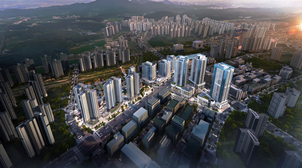 ▲’검단신도시 넥스티엘 복합문화상업시설’ 통합 조감도